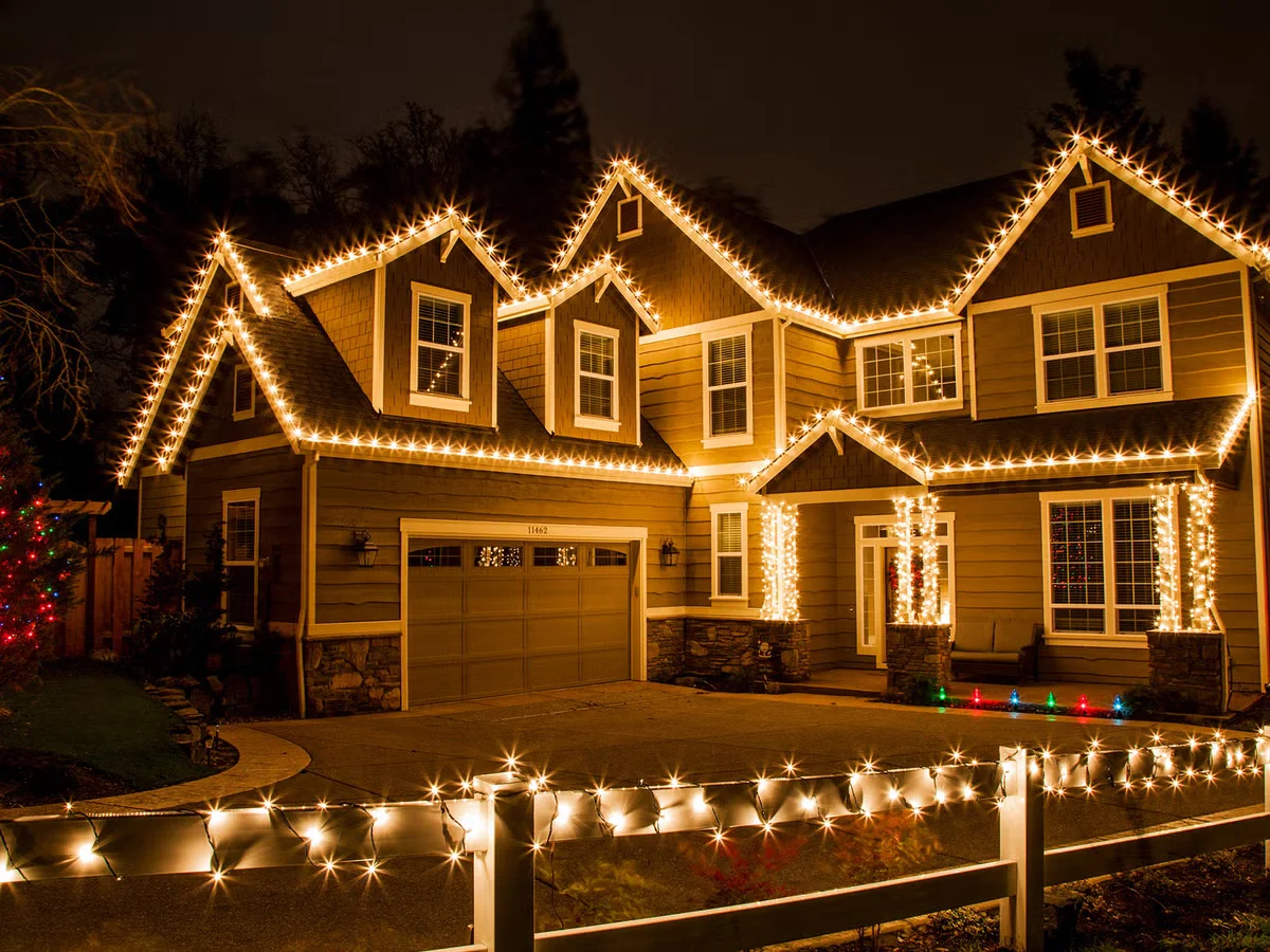 How to Hang Christmas Lights on a Shingle Roof